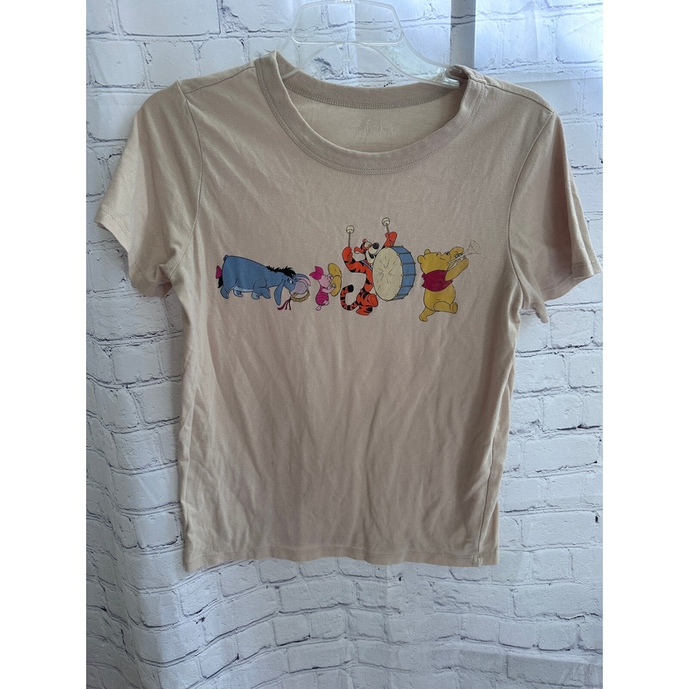 Disney Winnie the Pooh T-Shirt Band Graphic Tee XS